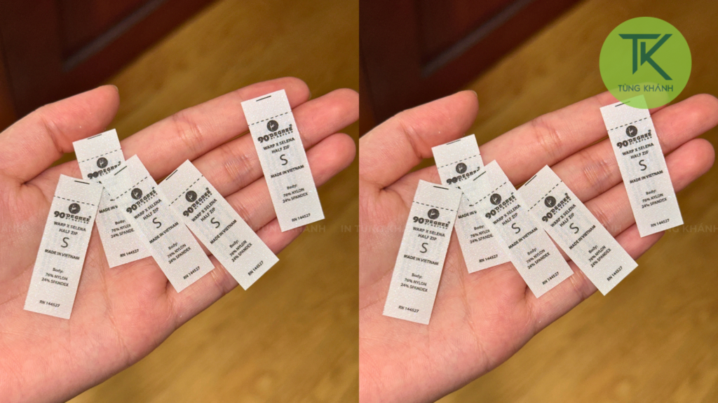 Vì sao nên làm mác dệt tại Tùng Khánh