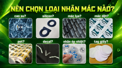 Nên chọn loại in nhãn mác quần áo nào cho từng sản phẩm