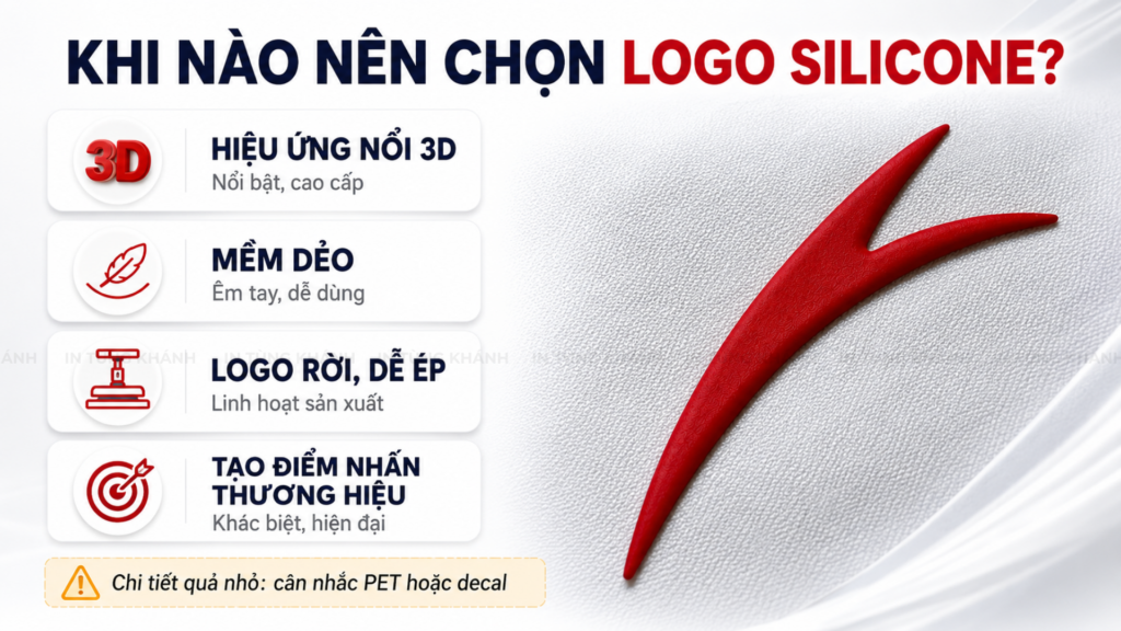 Khi nào nên chọn logo silicone