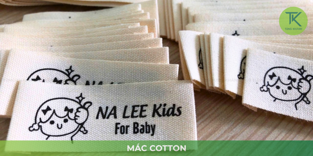 In mác vải cotton mang cảm giác mộc mạc tự nhiên
