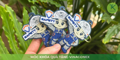 Yêu cầu của đơn hàng hơn 1000 móc khóa quà tặng Vinaconex