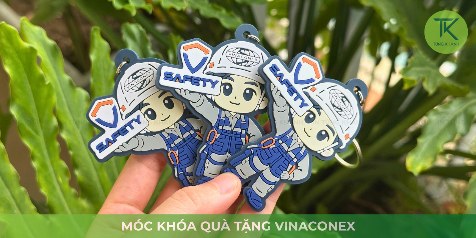 Yêu cầu của đơn hàng hơn 1000 móc khóa quà tặng Vinaconex