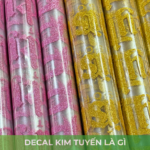 Decal kim tuyến ép nhiệt là gì?