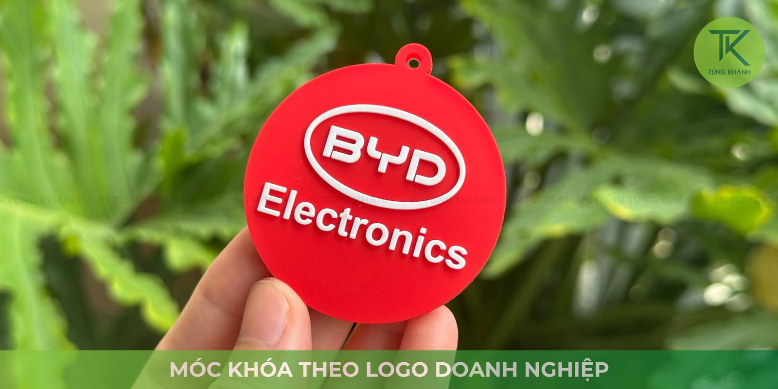 Mẫu móc khóa theo logo doanh nghiệp
