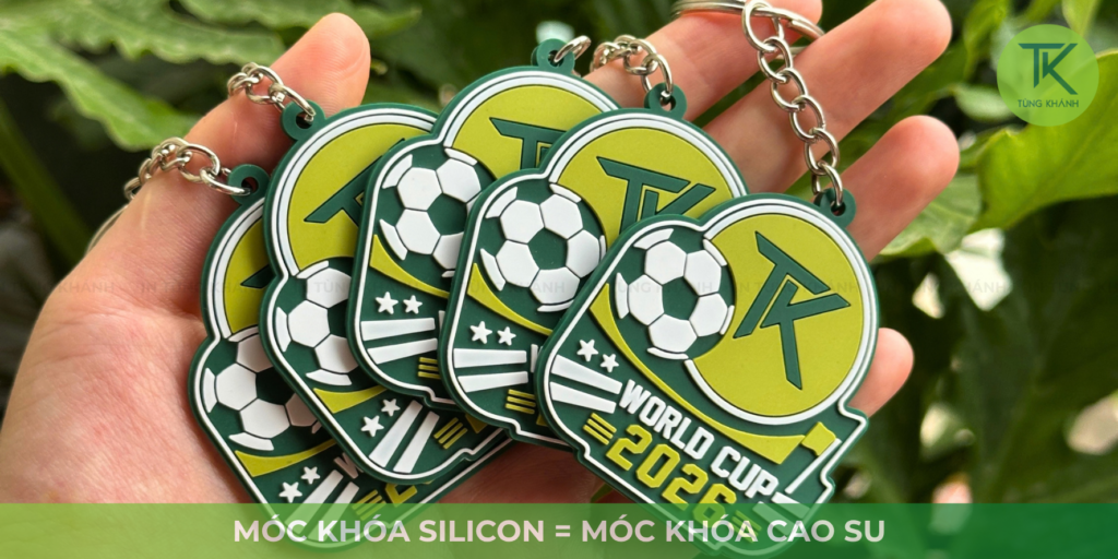 Móc khóa silicon thực chất là móc khóa cao su