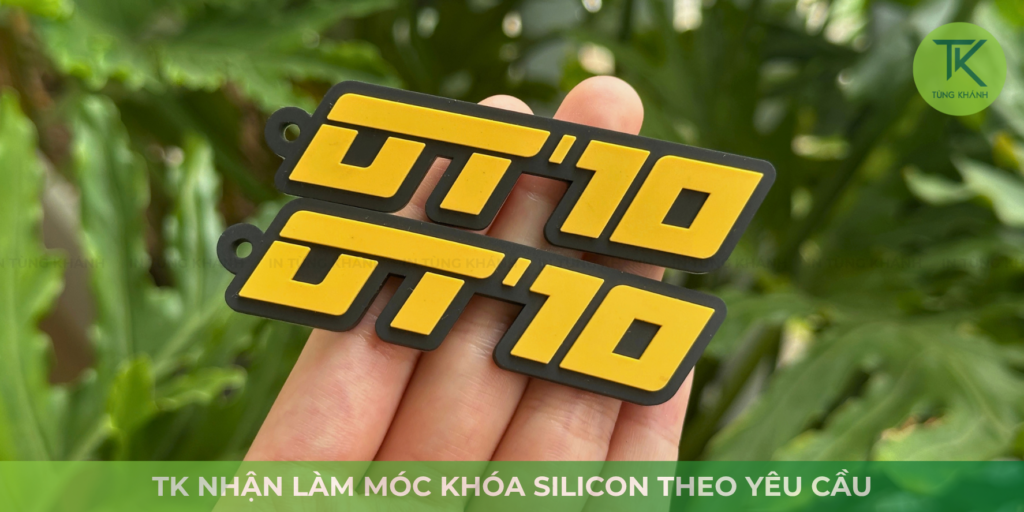 Tùng Khánh nhận làm móc khóa silicon theo yêu cầu